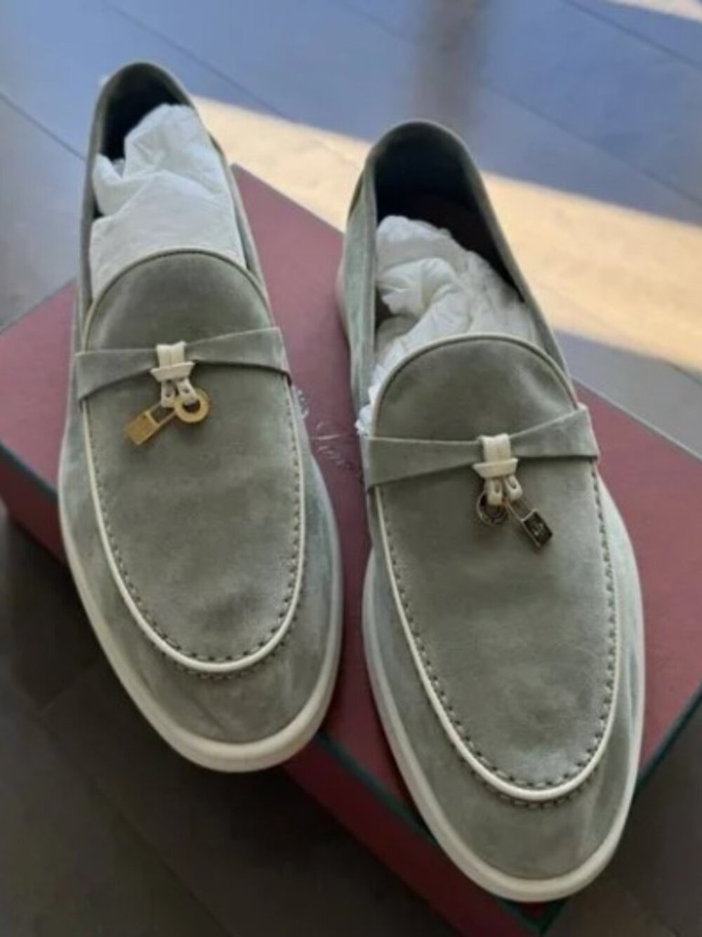 Loro Piana Women’s Summer Walk charm Flats Loafer